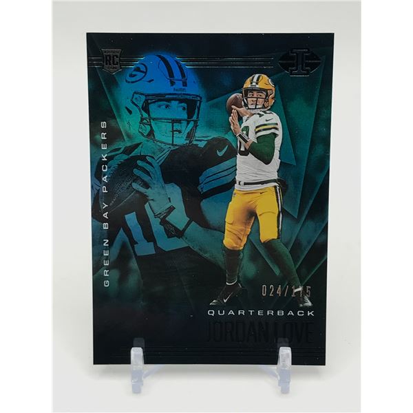 2020 PANINI ILLUSIONS JORDAN LOVE ROOKIE TRADING CARD 024/175