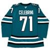 Image 1 : MACKLIN CELEBRINI SIGNED SAN JOSE SHARKS HOCKEY JERSEY - FANATICS COA