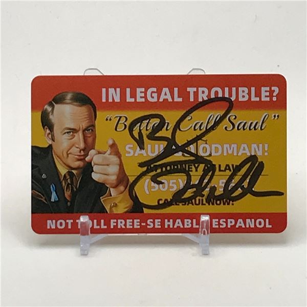 BOB ODENKIRK SIGNED BETTER CALL SAUL BUSINESS CARD - KB COA