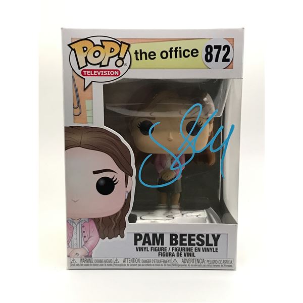 JENNA FISCHER SIGNED PAM BEESLY THE OFFICE FUNKO POP - KB COA