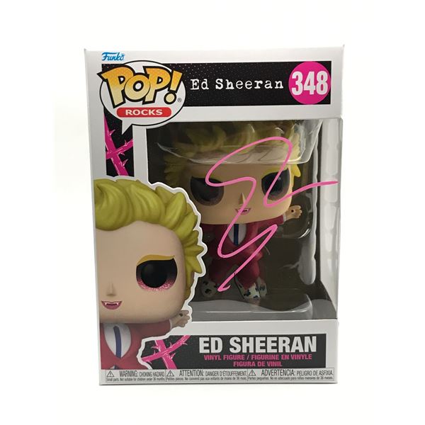 ED SHEERAN SIGNED FUNKO POP - KB COA