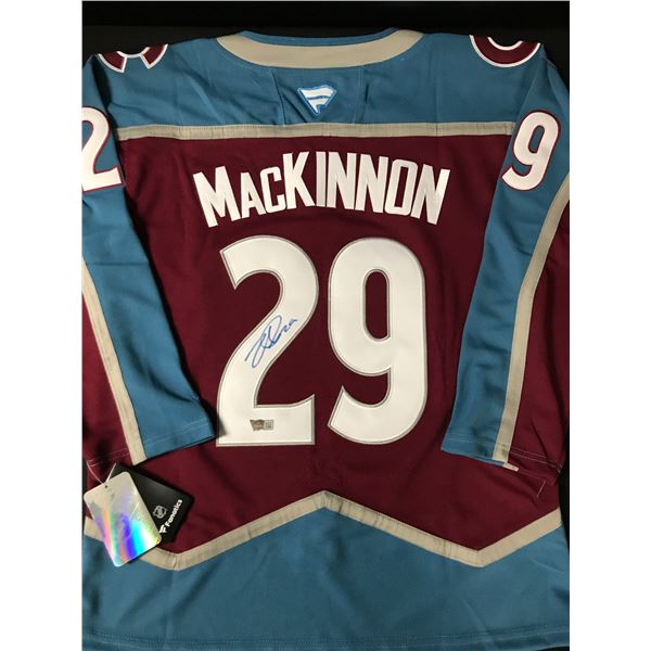 NATHAN MACKINNON SIGNED COLORADO AVALANCHE HOCKEY JERSEY - ACE COA
