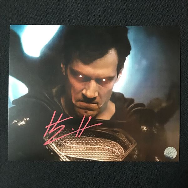 HENRY CAVILL SIGNED SUPERMAN 8X10 - KB COA
