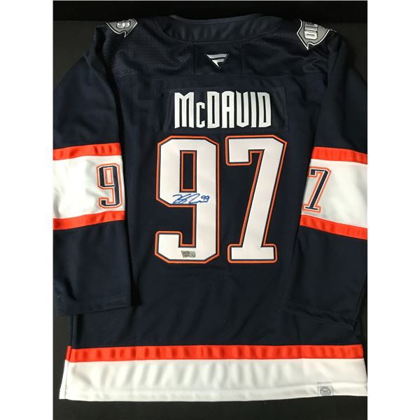 CONNOR MCDAVID SIGNED EDMONTON OILERS HOCKEY JERSEY - ACE COA