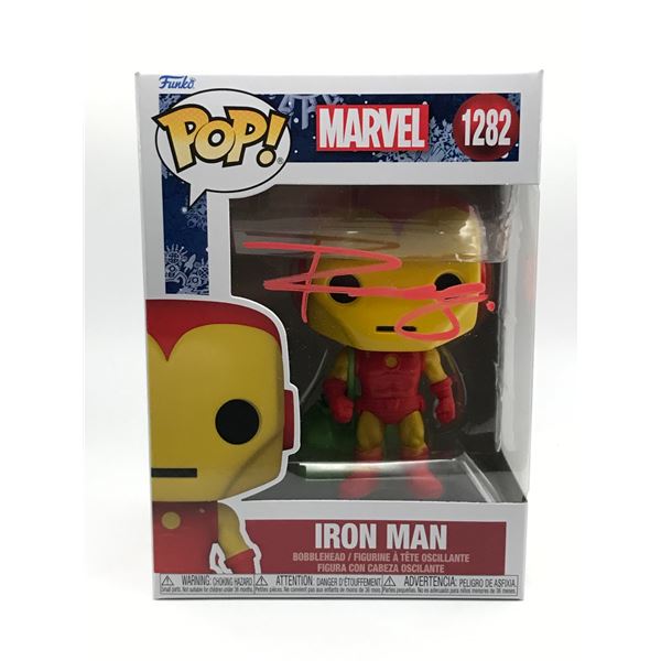 ROBERT DOWNEY JNR SIGNED RON MAN FUNKO POP - KB COA