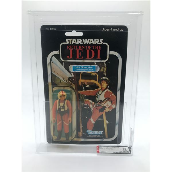 AFA GRADED 80 STAR WARS ROTJ LUKE SKYWALKER 77 BACK
