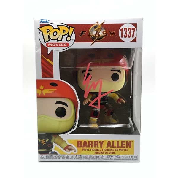 EZRA MILLER SIGNED THE FLASH FUNKO POP (KB COA)