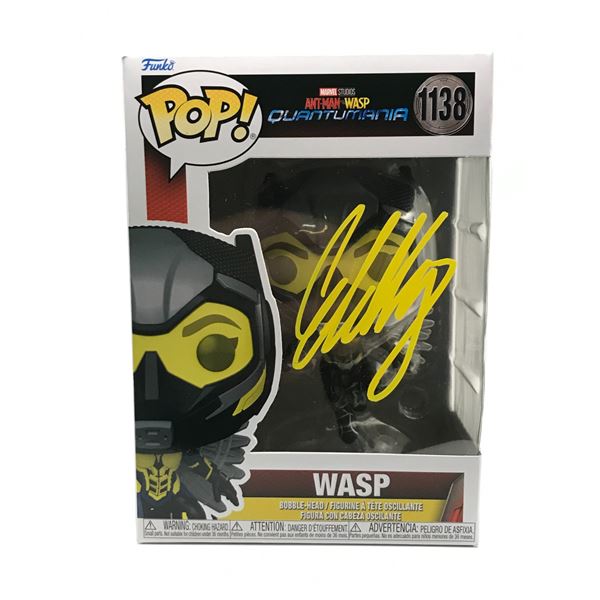 EVANGELINE LILLY SIGNED WASP FUNKO POP - KB COA