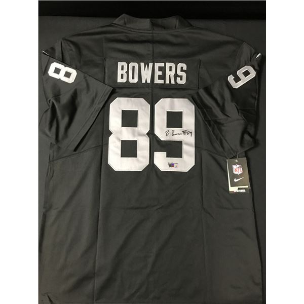 BROCK BOWERS SIGNED Las Vegas RAIDERS JERSEY - ACE COA