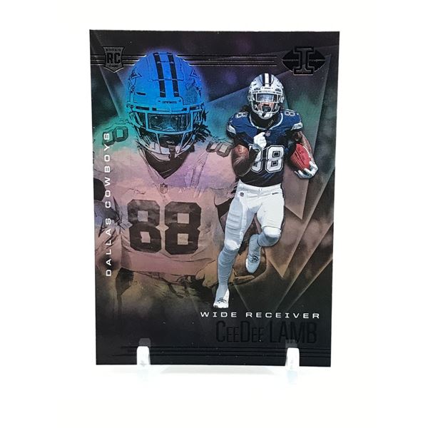 2020 PANINI ILLUSIONS CEEDEE LAMB ROOKIE TRADING CARD