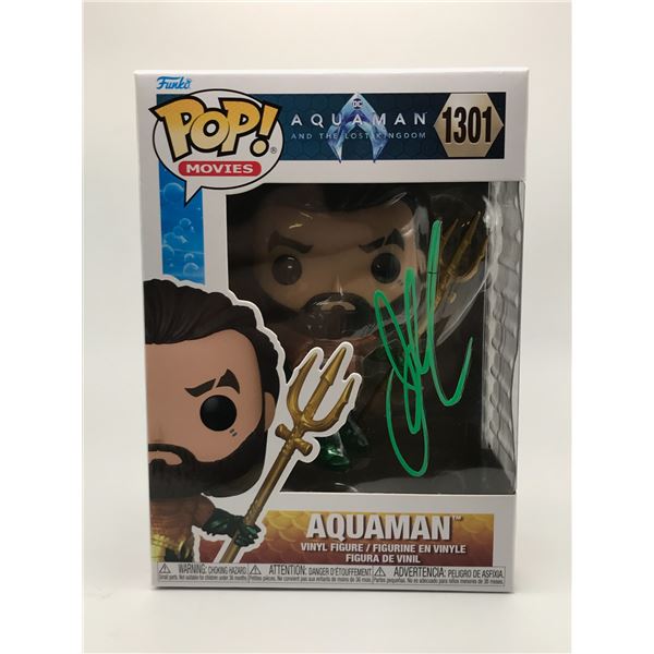 JASON MAMOA SIGNED AQUAMAN FUNKO POP - KB COA