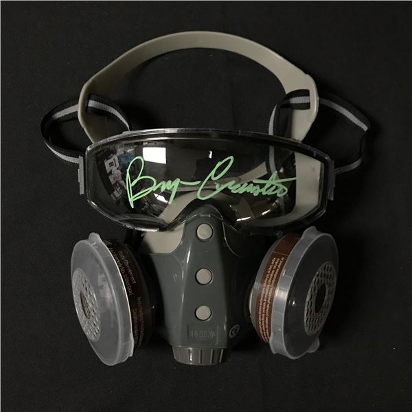BRYAN CRANSTON SIGNED GAS MASK - KB COA