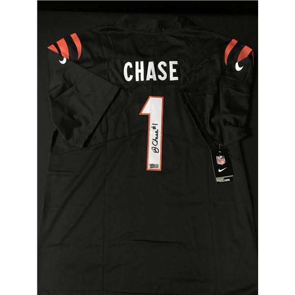 JAMAAR CHASE SIGNED CINCINATTI BENGALS JERSEY - ACE COA