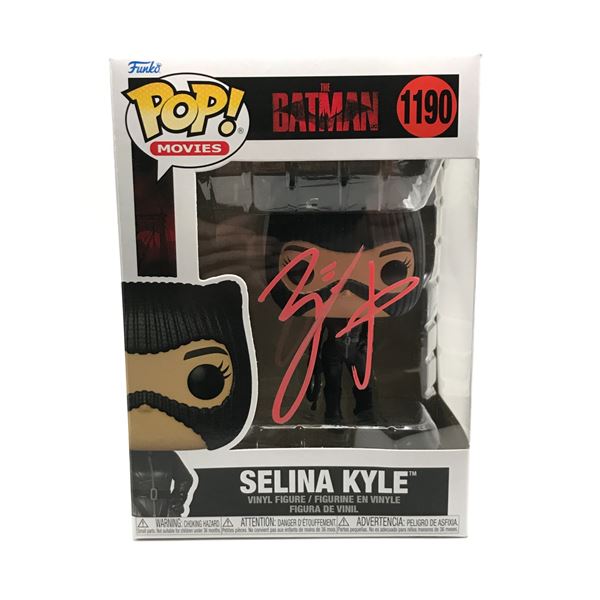 ZOE KRAVITZ SIGNED SELINA KYLE FUNKO POP - KB COA