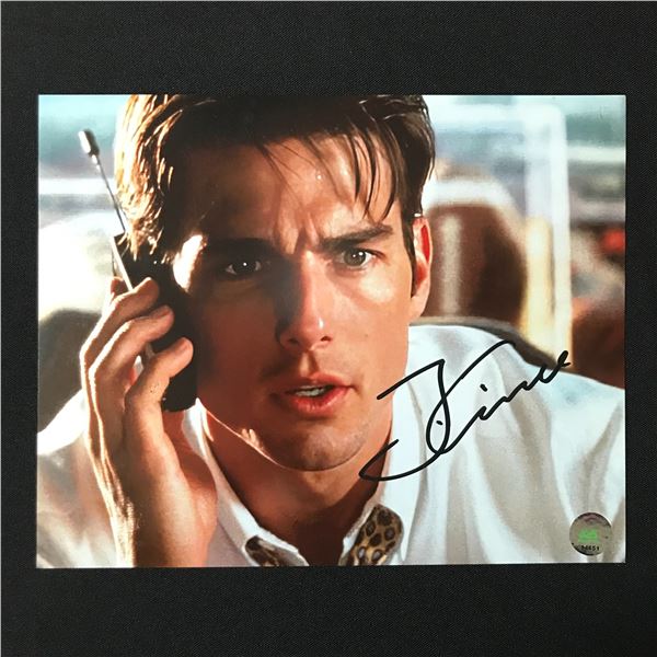 TOM CRUISE SIGNED JERRY MAGUIRE 8X10 - KB COA