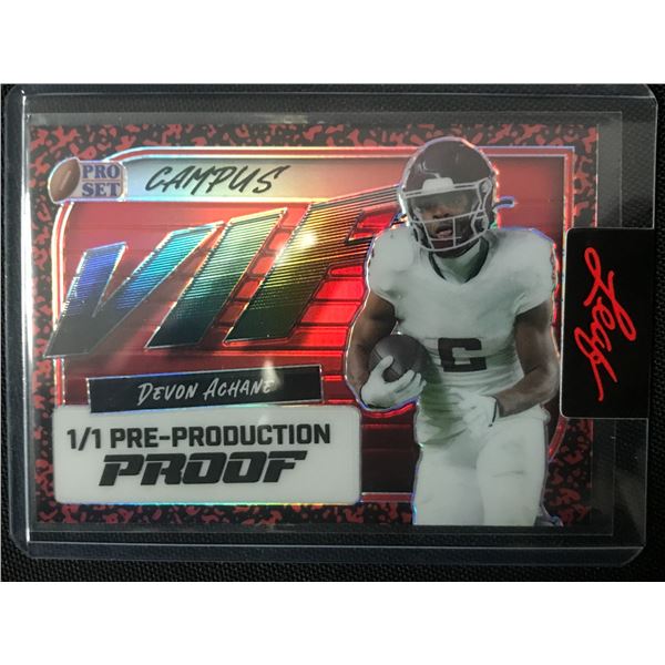 2024 LEAF 1/1 PRE PRODUCTION PROOF DEVONE ACHANE