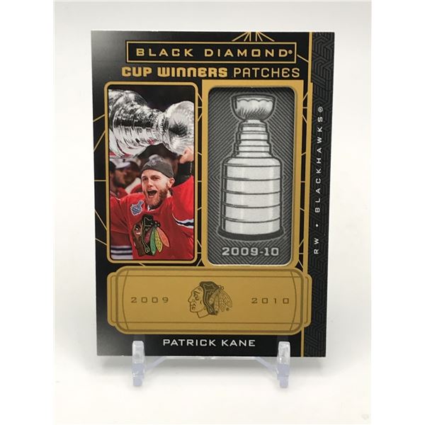 2022-23 UPPER DECK BLACK DIAMOND CUP WINNERS PATRICK KANE PATCH TRADING CARD