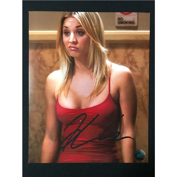 KALEY CUOCO SIGNED PENNY FROM Big Bang THEORY 8X10 - KB COA