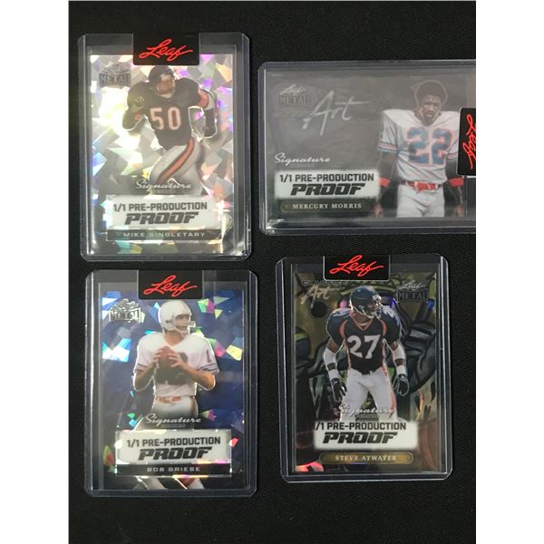 2024 LEAF 1/1 PRE PRODUCTION PROOF CARD LOT
