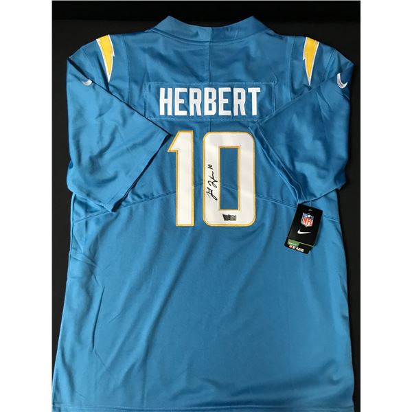 JUSTIN HERBERT SIGNED LOS ANGELS LAKERS JERSEY - ACE COA