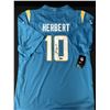 Image 1 : JUSTIN HERBERT SIGNED LOS ANGELS LAKERS JERSEY - ACE COA