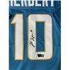 Image 2 : JUSTIN HERBERT SIGNED LOS ANGELS LAKERS JERSEY - ACE COA