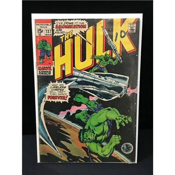 THE HULK #137 - MARVEL COMICS