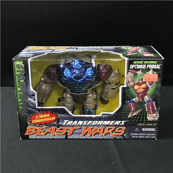 VINTAGE SEALED TRANSFORMERS BEAST WARS - OPTIMUS PRIMAL  IN ORIGINAL PACKAGING