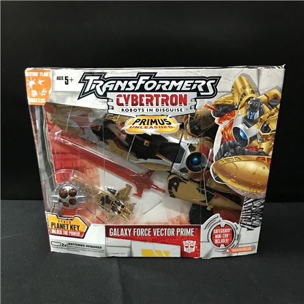 VINTAGE TRANSFORMERS CYBERTRON - GALAXY FORCE VECTOR PRIME  IN ORIGINAL PACKAGING