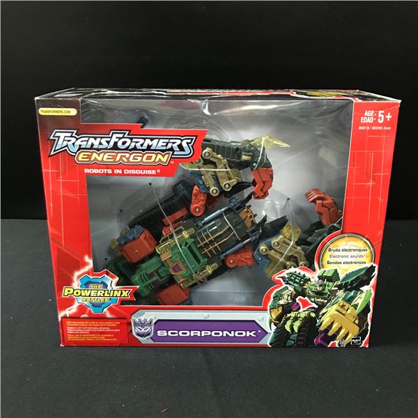 TRANSFORMERS ENERGON - SCORPONOK IN ORIGINAL PACKAGING