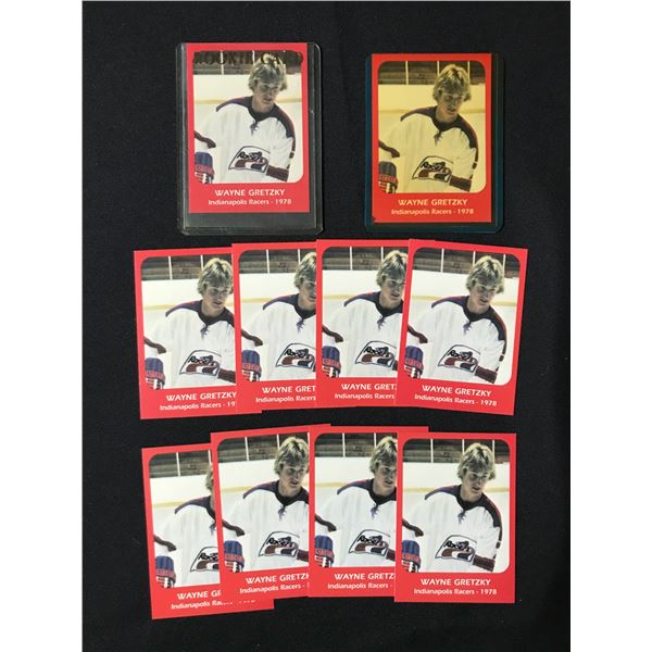 LOT OF 10 WAYNE GRETZKY TRADING CARDS