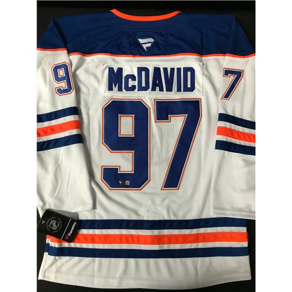 CONNOR MCDAVID SIGNED EDMONTON OILERSA JERSEY - ACE COA