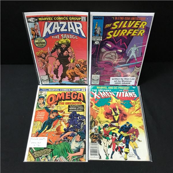 LOT OF 4 MARVEL COMICS ALL #1's