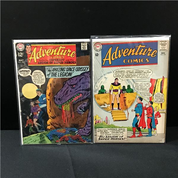 LOT OF 2 ADVENTURE COMICS - DC COMICS