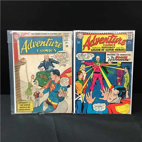 LOT OF 2 ADVENTURE COMICS - DC COMICS
