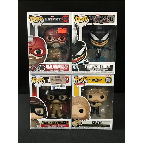 LOT OF 4 FUNKO POPS