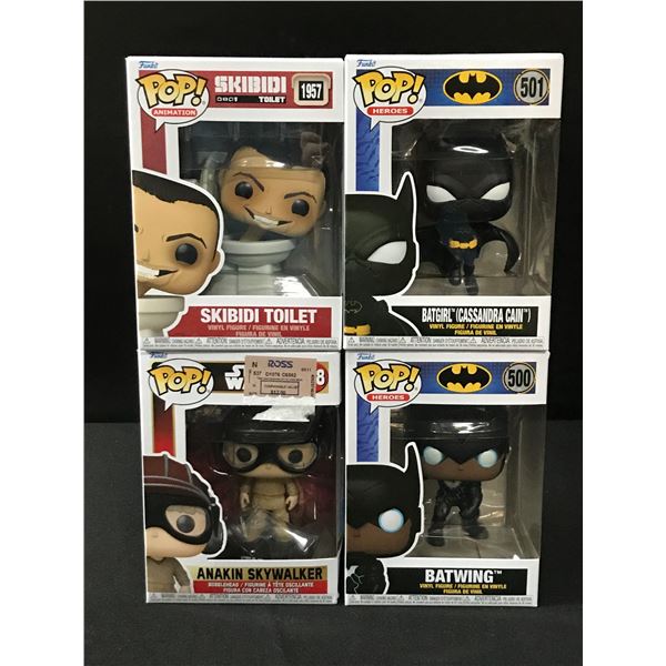LOT OF 4 FUNKO POPS