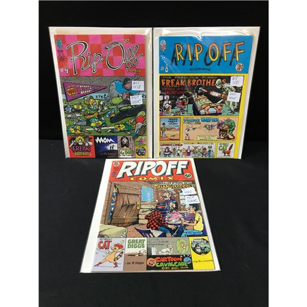 LOT OF 3 RIP OFF COMICS