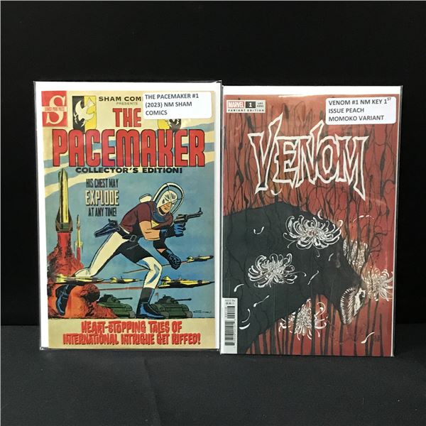 LOT OF 2 COMICS #1's PEACEMAKER AND VENOM