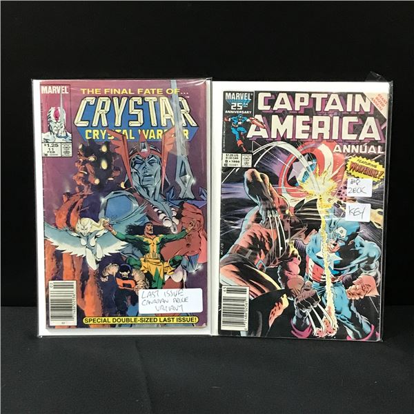 LOT OF 2 MARVEL COMICS