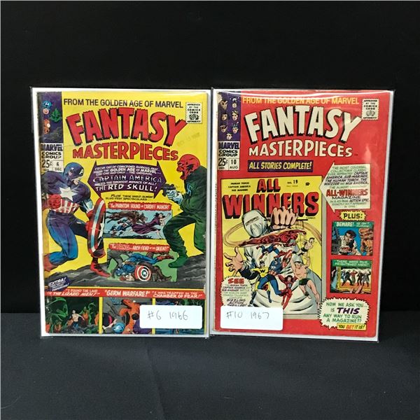 LOT OF 2 FANTASY MASTERPIECE COMICS - MARVEL COMICS