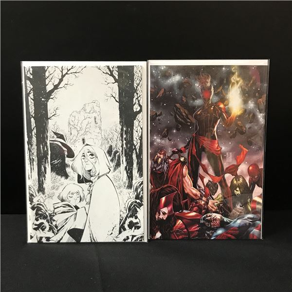 LOT OF 2 VIRGIN COVER COMICS