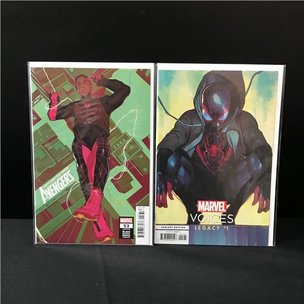 LOT OF 2 SPIDERMAN COMICS - MARVEL COMICS