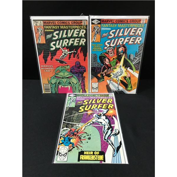 LOT OF 3 FANTASY MASTERPIECES PRESENTS COMICS - MARVEL COMICS