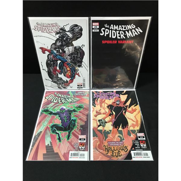 LOT OF 4 THE AMAZING SPIDERMAN COMICS - MARVEL COMICS