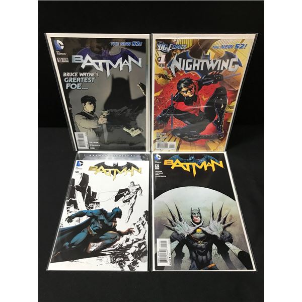 LOT OF 4 BATMAN BASED COMICS - DC COMICS