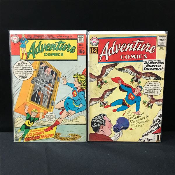 LOT OF 2 ADVENTURE COMICS - DC COMICS