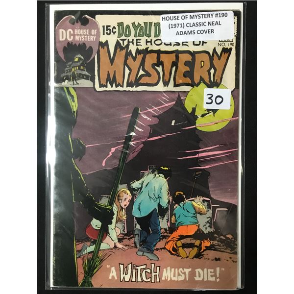 DC COMICS THE HOUSE OF MYSTERY NO.190