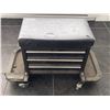 Image 1 : Uline rolling mechanics stool w/ drawers