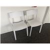 Image 4 : (x2) Tables & (x8) Chairs - 39"D x 29"H